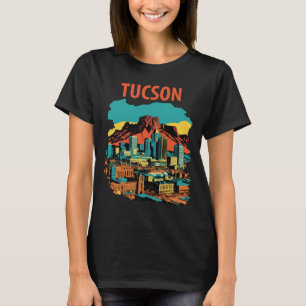 T-shirt Voyage dans les montagnes du désert de Tucson Ariz