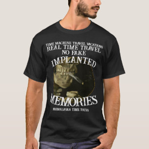 T-shirt Voyage dans une machine à temps réelle Vacances sa