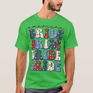 T-shirt Voyage de 4 juillet filles super américaine