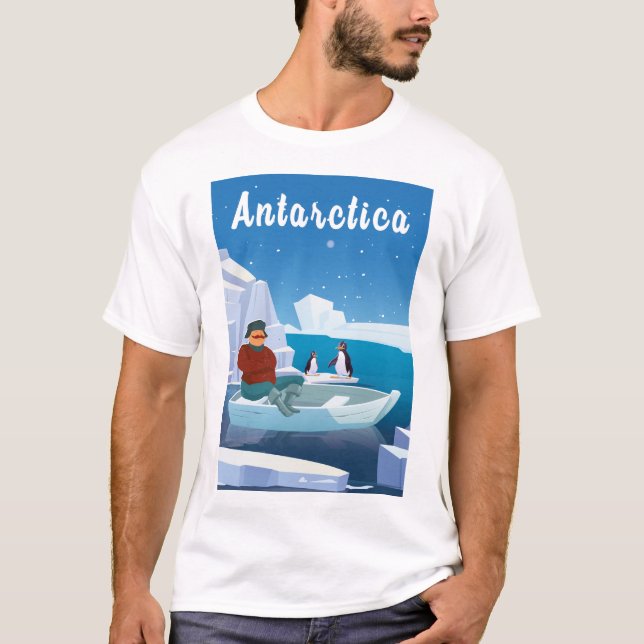 T-shirt Voyage de croisière en Antarctique (Devant)