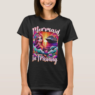 T-shirt Voyage De Croisière Sirène De Vacances En Formatio