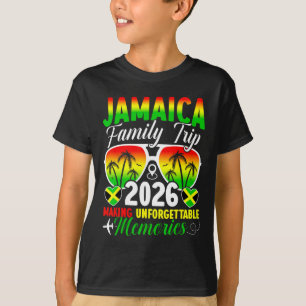 T-shirt Voyage de famille en Jamaïque 2026 Créer des souve