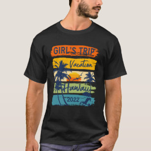 T-shirt Voyage de fille Hawaii 2022 Hawaiian Vacation Frie
