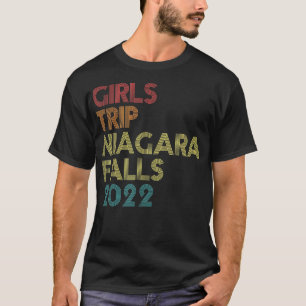 T-shirt Voyage de filles 2022 Niagara Falls Vacation Corre