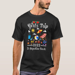 T-shirt Voyage de filles 2022 vacances d'été Floride St Au