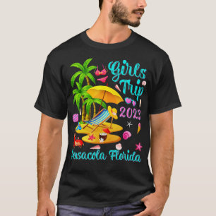 T-shirt Voyage de filles 2023 Plage vacances Pensacola Flo