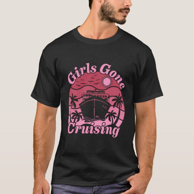 T-shirt Voyage de filles 2024 Croisières de vacances Escou (Devant)