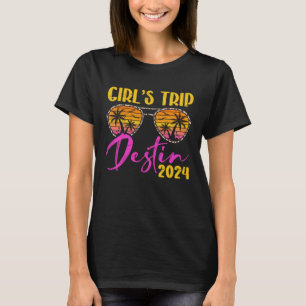 T-shirt Voyage de filles à Destin Floride 2024 Enterrement