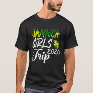 T-shirt voyage de filles à la Jamaïque 2020 pour femmes en