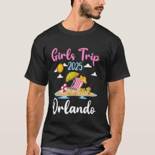 T-shirt Voyage de filles à la plage d'Orlando 2025 Tapis d