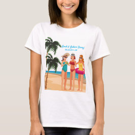 T-shirt Voyage de filles aux Bahamas Fête de Bachelorette
