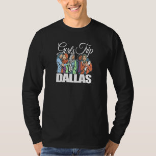 T-shirt Voyage de filles de femmes à Dallas Meilleure amie