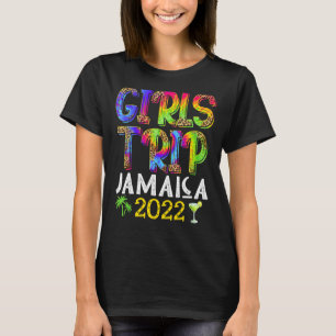 T-shirt Voyage de filles en Jamaïque 2022 Enterrement de v