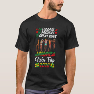 T-shirt Voyage de filles en Jamaïque 2026 Filles Voyage Ja