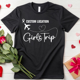 T-shirt Voyage de filles en location personnalisée Vacance