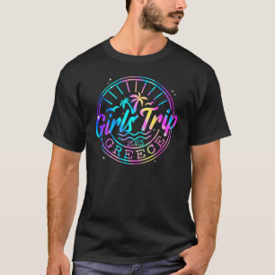 T-shirt Voyage de filles Grèce 2023 Femmes vacances week-e
