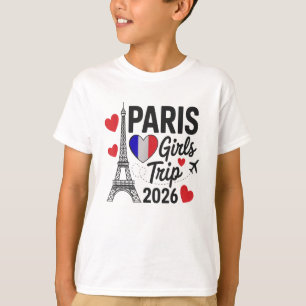 T-shirt Voyage de filles impertinentes à Paris 2026 Réunio