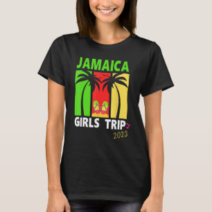 T-shirt Voyage de filles Jamaïque 2023 Anniversaire Vacanc