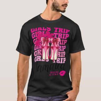 T-shirt Voyage De Filles Jamaïque 2023 Pour Le Week-End Fe