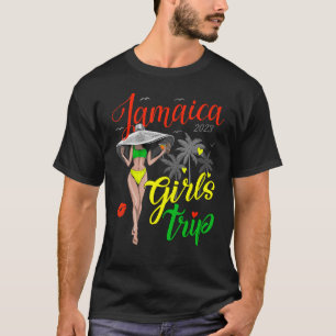 T-shirt Voyage De Filles Jamaïque 2023 Pour Le Week-End Fe