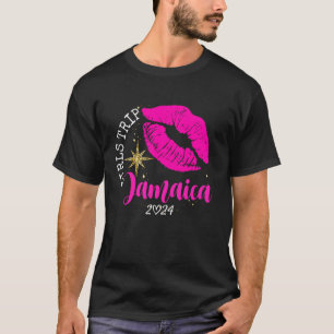 T-shirt Voyage de filles Jamaïque 2024 Plage Femme Vacatio