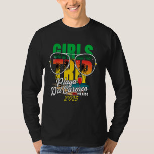 T-shirt Voyage de filles Playa Del Carmen Mexique 2025 Che