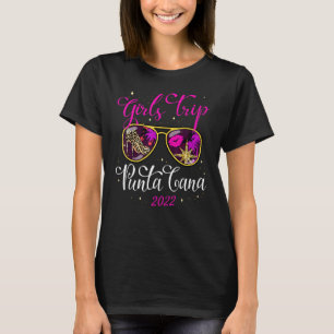 T-shirt Voyage De Filles Punta Cana 2022 Pour Femmes Naiss