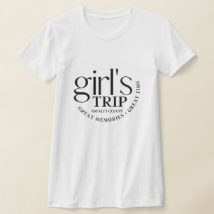 T-shirt Voyage de filles sur mesure Souvenirs inoubliables