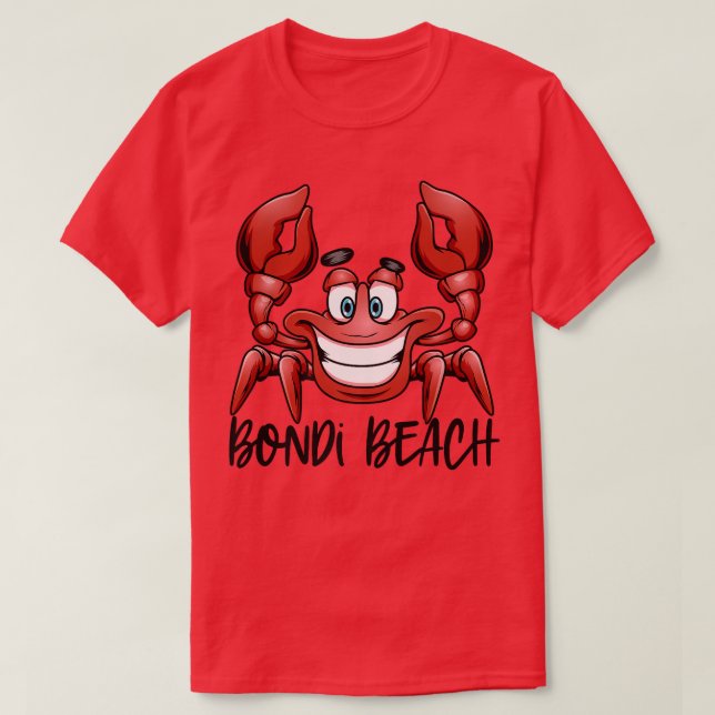 T-shirt Voyage de groupe en famille à Bondi Beach, Austral (Design devant)