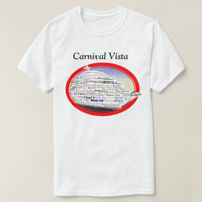 T-shirt Voyage de jeune fille de vue de carnaval (Design devant)