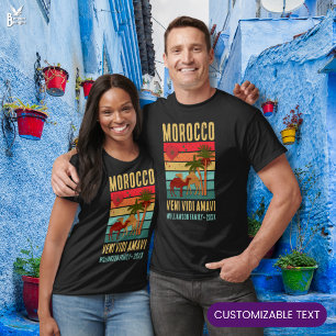 T-shirt Voyage de réunion de famille personnalisé au Maroc