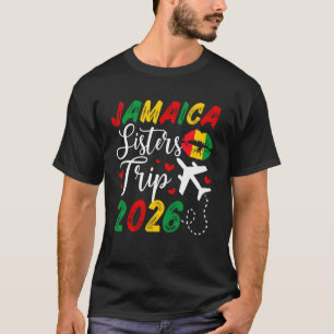 T-shirt Voyage de sœurs en Jamaïque 2026 Vacances sœurs de