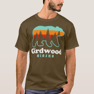 T-shirt Voyage de vacances à l'ours de Girdwood en Alaska