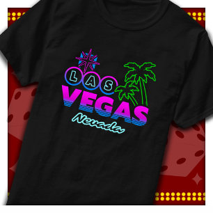 T-shirt Voyage de vacances en famille Souvenir Las Vegas V