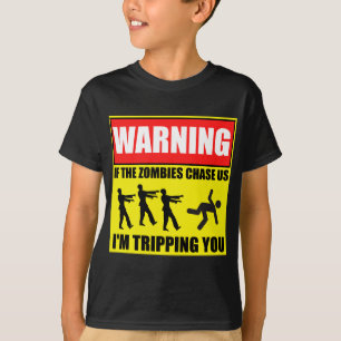 T-shirt Voyage de zombi avertissant Sign.png