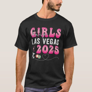 T-shirt Voyage des filles Las Vegas 2025 USA Summer Vacati