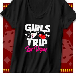T-shirt Voyage des filles Las Vegas Vacances des filles Vo