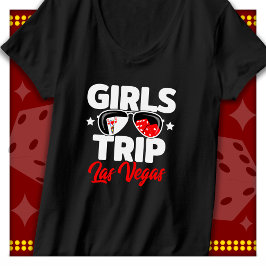 T-shirt Voyage des filles Las Vegas Vacances des filles Vo