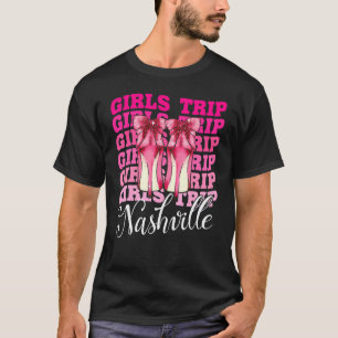 T-shirt Voyage Des Filles Nashville Pour Les Femmes Week-E