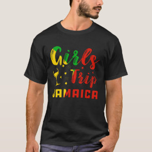 T-shirt Voyage d'été de filles à la Jamaïque pour l'enterr