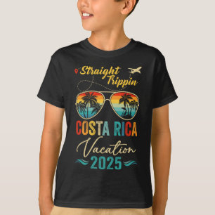 T-shirt Voyage droit Costa Rica 2025 Famille Été Vac