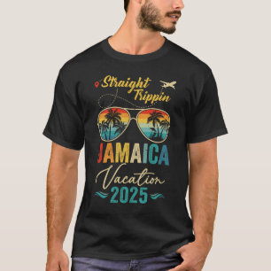T-shirt Voyage droit Jamaïque 2025 Famille été Vacati