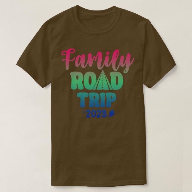 T-shirt Voyage en famille 2023 Voyage Famille vacances Sum (Design devant)