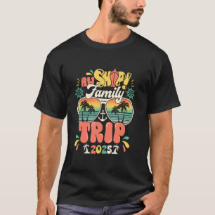 T-shirt Voyage en famille Aw Ship 2025 Croisière familiale