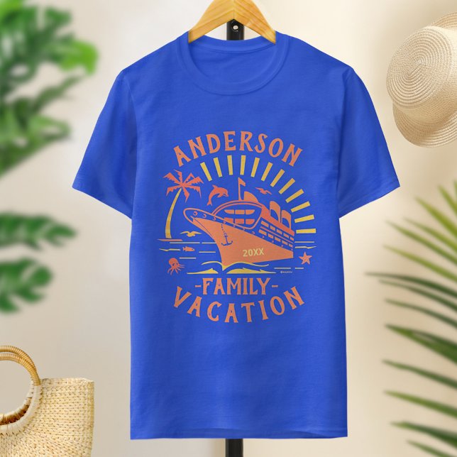 T-shirt Voyage en famille croisière en bateau | Personnali (Créateur téléchargé)