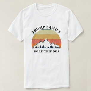T-shirt Voyage en famille de Trump 2019