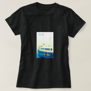 T-shirt Voyage en ferries du port de Hong Kong
