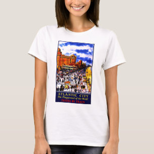 T-shirt Voyage en train de vintage Atlantic City