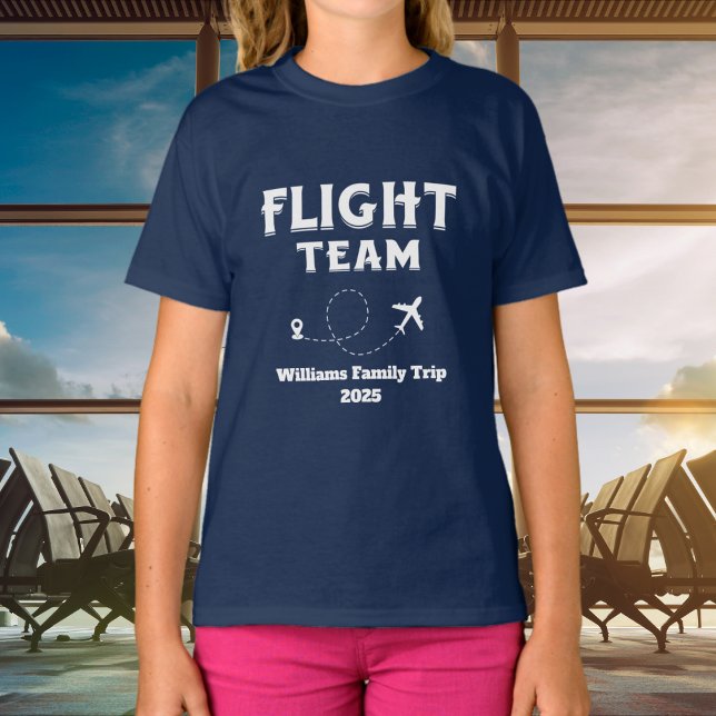 T-shirt Voyage Équipe de vol Vacances en famille Enterreme (Créateur téléchargé)