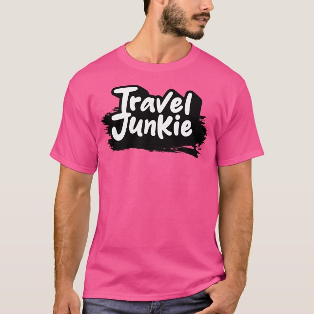 T-shirt Voyage Junkie (Devant)